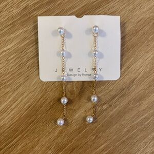 Elegant Pearl Drop Earrings